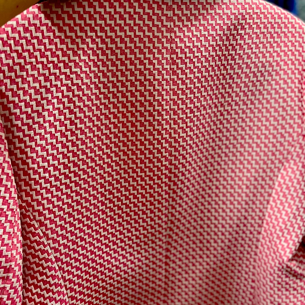 Women’s Pink Chevron Pattern Jacket